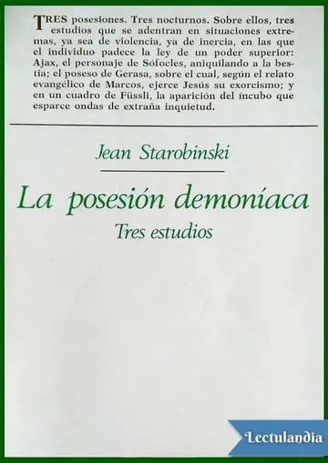 La posesión demoníaca de Jean Starobinski, portada del libro