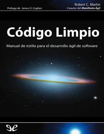 Código limpio de Robert Cecil Martin, portada del libro