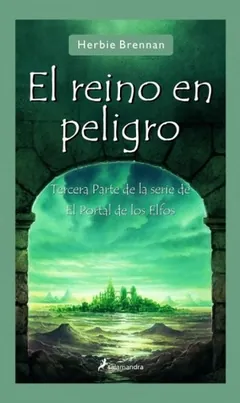 El reino en peligro de Herbie Brennan, portada del libro