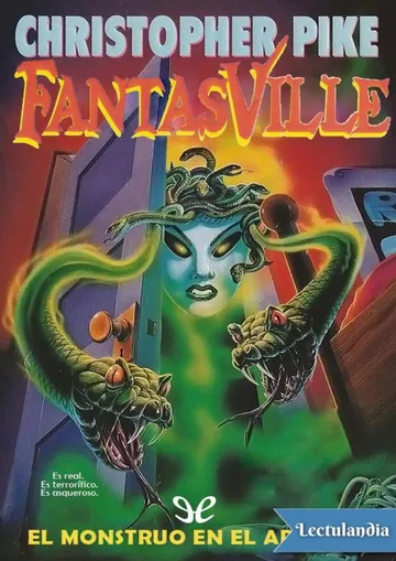 El monstruo en el armario de Christopher Pike, portada del libro