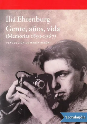 Gente, años, vida de Ilyá Ehrenburg, portada del libro