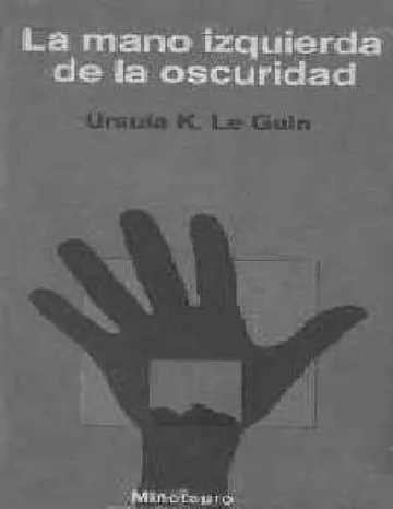 La mano izquierda de la oscuridad de Ursula K LeGuin, portada del libro