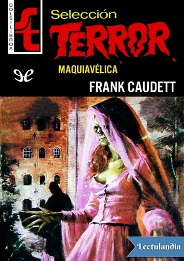 Maquiavélica de Frank Caudett, portada del libro