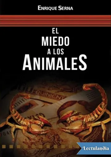 El miedo a los animales de Enrique Serna, portada del libro