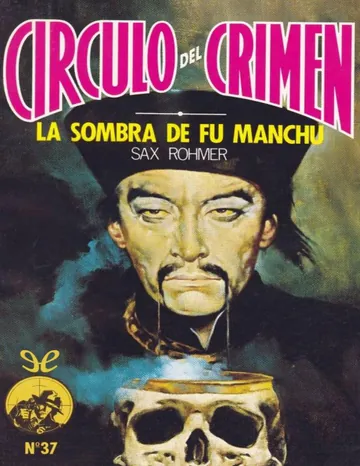 La sombra de Fu Manchú de Sax Rohmer, portada del libro