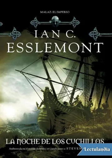 La noche de los cuchillos de Ian C. Esslemont, portada del libro