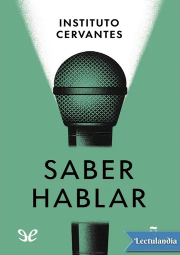 Saber hablar de Instituto Cervantes, portada del libro