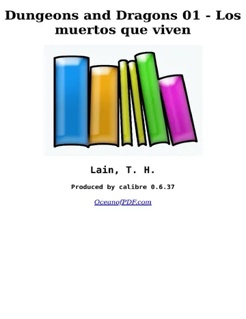 Dungeons and Dragons 01 - Los muert de T. H Lain, portada del libro