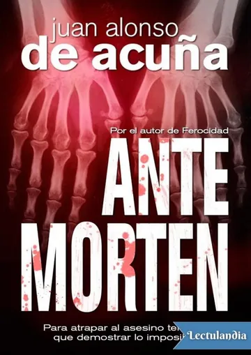 Antemortem de Juan Alonso de Acuña, portada del libro