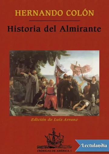 Historia del Almirante de Fernando Colón, portada del libro