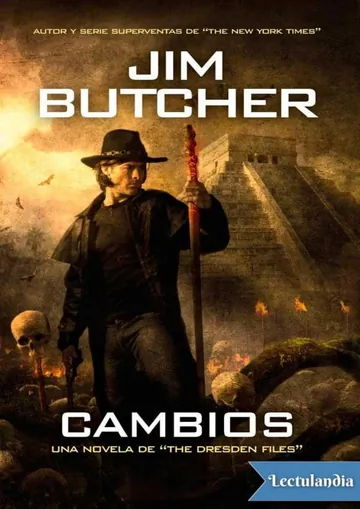 Cambios de Jim Butcher, portada del libro