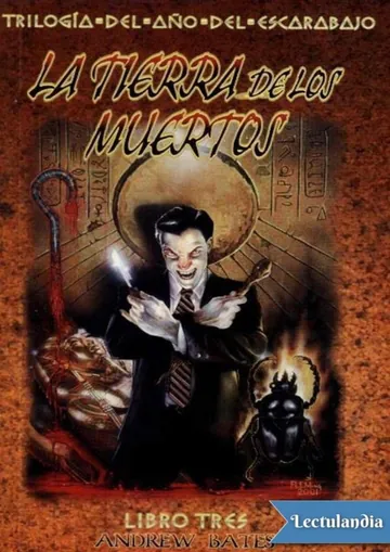 La tierra de los muertos de Andrew Bates, portada del libro