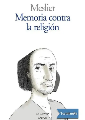 Memoria contra la religión de Jean Meslier, portada del libro