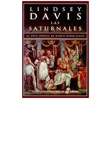 Las saturnales de Lindsey Davis, portada del libro