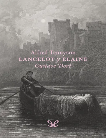 Lancelot y Elaine de Alfred Tennyson, portada del libro