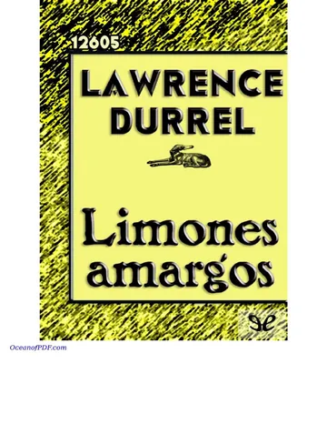 Limones amargos de Lawrence Durrell, portada del libro