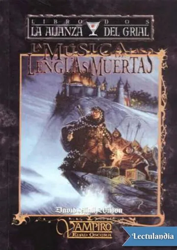 La música de las lenguas muertas de David Niall Wilson, portada del libro