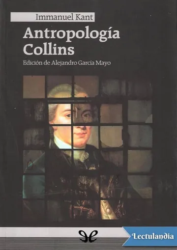 Antropología Collins de Immanuel Kant, portada del libro