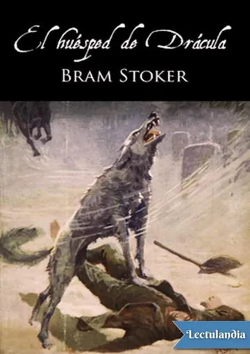 El huésped de Drácula de Bram Stoker, portada del libro
