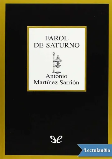 Farol de Saturno de Antonio Martínez Sarrión, portada del libro
