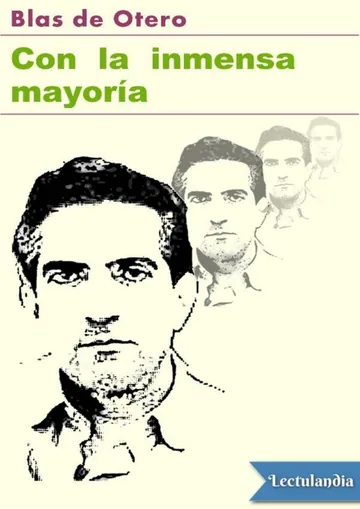 Con la inmensa mayoría de Blas de Otero, portada del libro