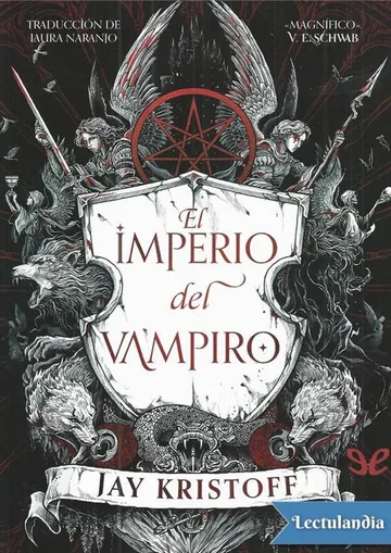 El imperio del vampiro de Jay Kristoff, portada del libro
