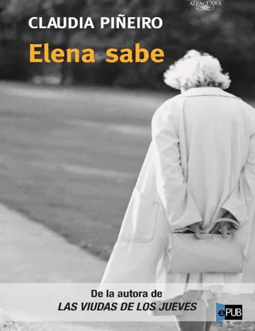 Elena sabe de Claudia Piñeiro, portada del libro