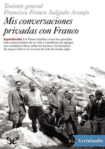Mis conversaciones privadas con Franco de Francisco Franco Salgado-Araujo, portada del libro