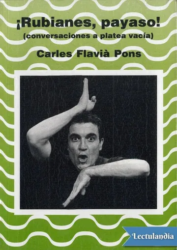 ¡Rubianes, payaso! de Carles Flavià Pons, portada del libro