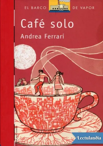 Café solo de Andrea Ferrari, portada del libro