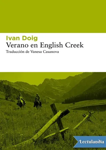 Verano en English Creek de Ivan Doig, portada del libro