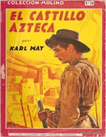El castillo azteca de Karl May, portada del libro