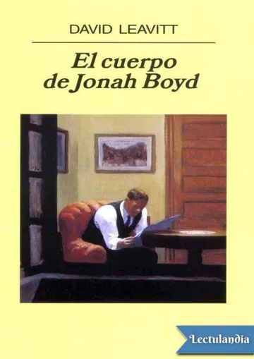 El cuerpo de Jonah Boyd de David Leavitt, portada del libro