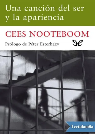 Una canción del ser y la apariencia de Cees Nooteboom, portada del libro