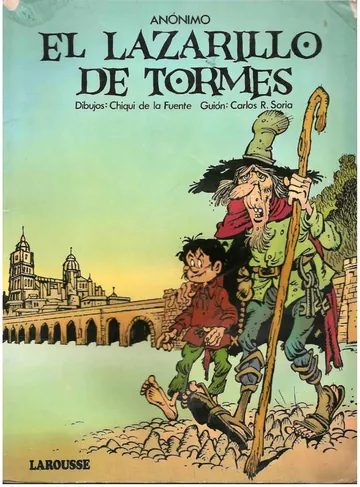 LAZARILLO DE TORMES NOVELA GRAFICA de Anónimo, portada del libro