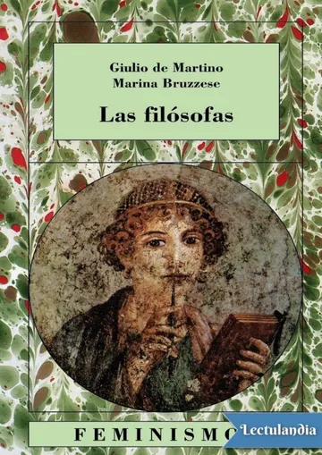 Las filósofas de Giulio de Martino, portada del libro