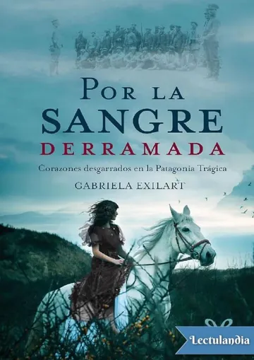 Por la sangre derramada de Gabriela Exilart, portada del libro