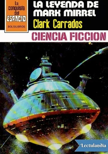 La leyenda de Mark Mirrel de Clark Carrados, portada del libro