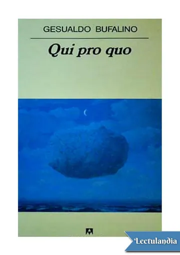 Qui Pro Quo de Gesualdo Bufalino, portada del libro