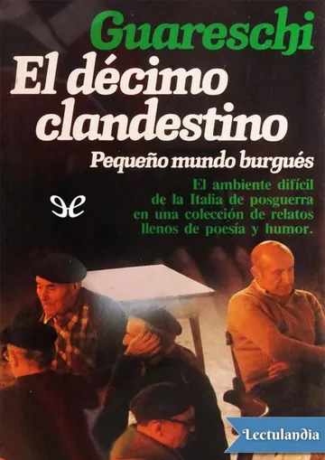 El décimo clandestino de Giovanni Guareschi, portada del libro