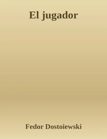 El jugador de Fedor Dostoiewski, portada del libro