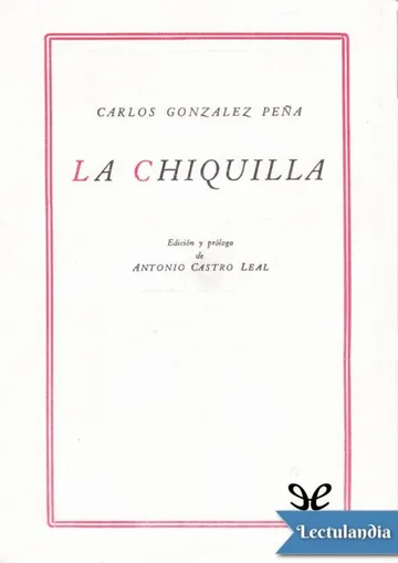 La chiquilla de Carlos González Peña, portada del libro