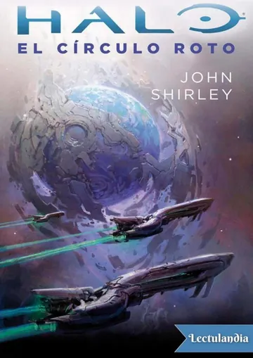 El círculo roto de John Shirley, portada del libro