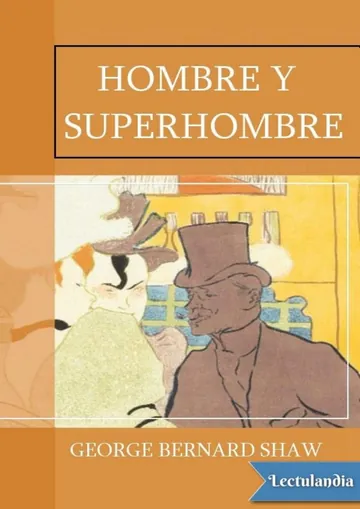 Hombre y superhombre de George Bernard Shaw, portada del libro