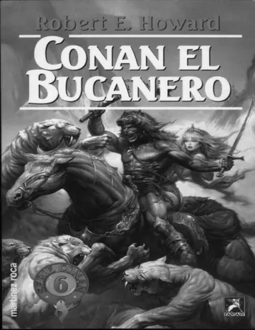 Conan el bucanero de Robert E Howard, portada del libro