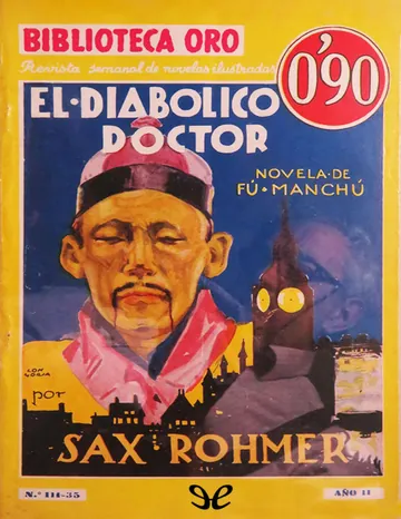 El diabolico doctor de Sax Rohmer, portada del libro