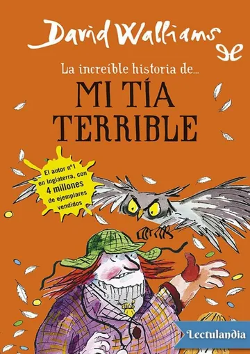 Mi tia terrible de David Walliams, portada del libro