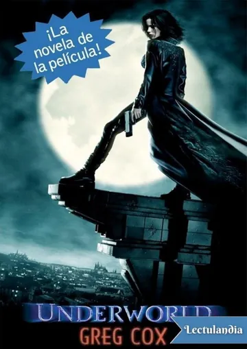 Underworld de Greg Cox, portada del libro