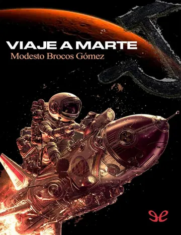 Viaje a Marte de Modesto Brocos Gómez, portada del libro