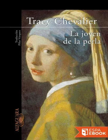 La joven de la perla de Tracy Chevalier, portada del libro